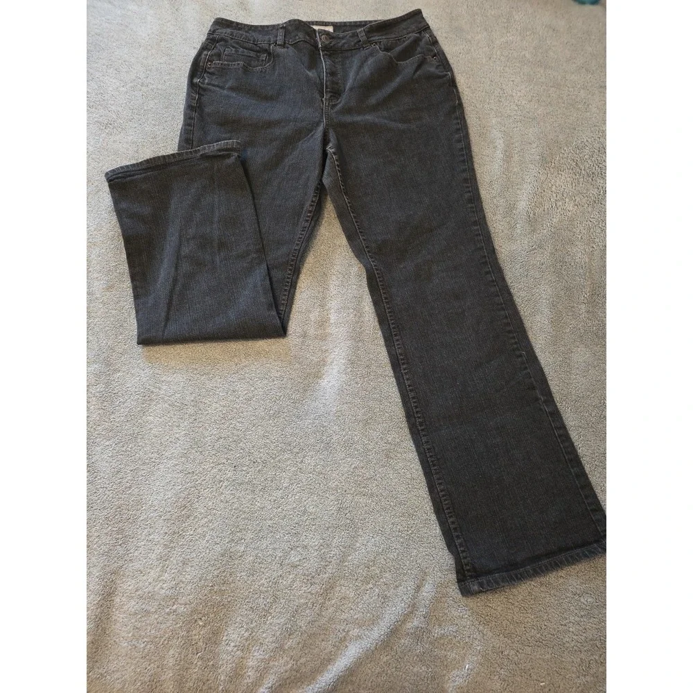Coldwater Creek Women's Size 14 Jeans‎ Bootcut Dark Wash